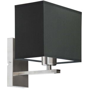 17 Stories Asavira 1 - Light Armed Sconce Brushed Steel/Graphite 23cm H X 20cm W X 18cm D 17 Stories Asavira 1 - Light Armed Sconce Brushed Steel/Graphite 23cm H X 20cm W X 18cm D