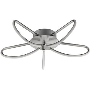 Metro Norrington 5-Way 49cm LED Flush Ceiling Light, Star Design - Silver Chrome 10cm H X 49cm W X 49cm D Metro Norrington 5-Way 49cm LED Flush Ceiling Light, Star Design - Silver Chrome 10cm H X 49cm W X 49cm D