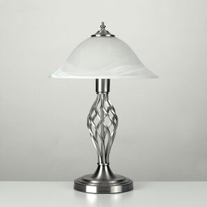 Brayden Studio Mancia 49cm Table Lamp Chrome 52cm H X 24cm W X 92cm D Brayden Studio Mancia 49cm Table Lamp Chrome 52cm H X 24cm W X 92cm D