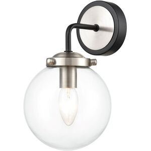 Breakwater Bay Jazmyne Armed Sconce Silver;Black 66.04cm H X 38.1cm W X 17.5cm D Breakwater Bay Jazmyne Armed Sconce Silver;Black 66.04cm H X 38.1cm W X 17.5cm D