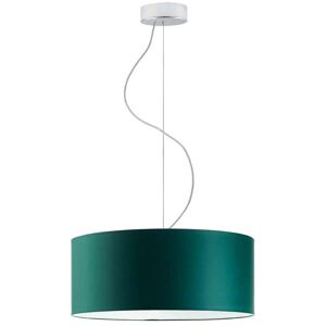 17 Stories Aubryelle 3 - Light Drum Pendant Chrome/Bottle Green 120cm H x 40cm W x 40cm D 17 Stories Aubryelle 3 - Light Drum Pendant Chrome/Bottle Green 120cm H x 40cm W x 40cm D