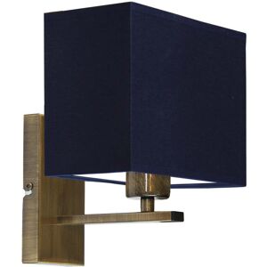 17 Stories Asavira 1 - Light Armed Sconce Navy Blue/Antique Gold 23cm H X 20cm W X 18cm D 17 Stories Asavira 1 - Light Armed Sconce Navy Blue/Antique Gold 23cm H X 20cm W X 18cm D