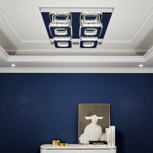 Fairmont Park Maunie 4-Light 42cm LED Flush Mount Silver 8cm H X 42cm W X 42cm D Fairmont Park Maunie 4-Light 42cm LED Flush Mount Silver 8cm H X 42cm W X 42cm D