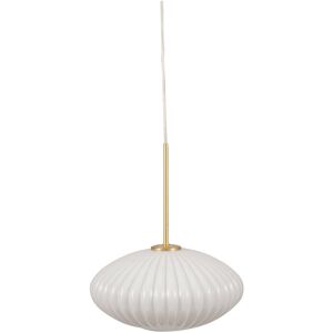 Longshore Tides Moya 1 - Light Single Pendant White/Gold 31cm H X 30cm W X 30cm D Longshore Tides Moya 1 - Light Single Pendant White/Gold 31cm H X 30cm W X 30cm D