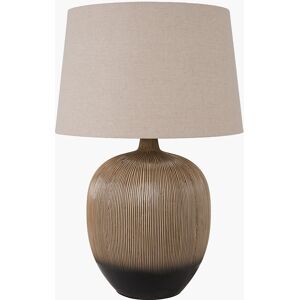 Mercury Greta 50cm Table Lamp Brown and Black 50cm H X 33cm W X 33cm D Mercury Greta 50cm Table Lamp Brown and Black 50cm H X 33cm W X 33cm D
