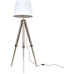 Brayden Studio Bella Vista 153cm Tripod Floor Lamp White 153cm H X 72cm W X 72cm D Brayden Studio Bella Vista 153cm Tripod Floor Lamp White 153cm H X 72cm W X 72cm D