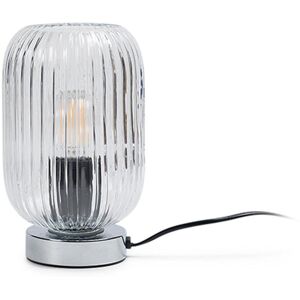 Fairmont Park Showstead 20cm Table Lamp Chrome/Clear 20cm H X 14cm W X 10cm D Fairmont Park Showstead 20cm Table Lamp Chrome/Clear 20cm H X 14cm W X 10cm D
