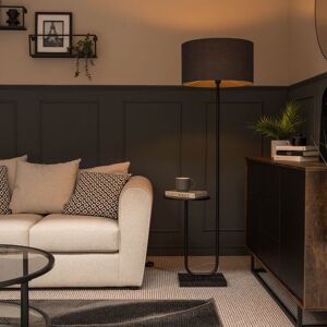 Metro Bashar 131Cm Tray Table Floor Lamp (base only) Black 131cm H X 40cm W X 28cm D Metro Bashar 131Cm Tray Table Floor Lamp (base only) Black 131cm H X 40cm W X 28cm D