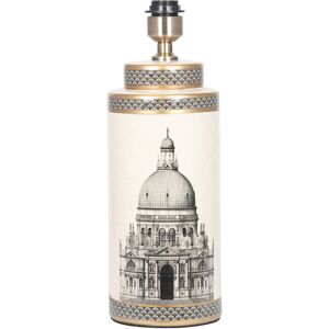 Canora Grey Medellin 45cm Table Lamp Base Black;Gold;Cream 45cm H X 16cm W X 16cm D Canora Grey Medellin 45cm Table Lamp Base Black;Gold;Cream 45cm H X 16cm W X 16cm D