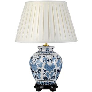 Marlow Home Co. Emrick 50cm Table Lamp Blue;White 50cm H X 35cm W X 35cm D Marlow Home Co. Emrick 50cm Table Lamp Blue;White 50cm H X 35cm W X 35cm D