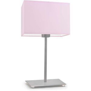 17 Stories Asaya 40cm Table Lamp Brushed Steel/Light Pink 40cm H X 20cm W X 20cm D 17 Stories Asaya 40cm Table Lamp Brushed Steel/Light Pink 40cm H X 20cm W X 20cm D
