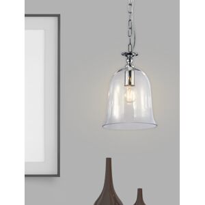 Breakwater Bay Raoul 1 - Light Dome Jar Pendant Polished Chrome 30cm H X 22cm W Breakwater Bay Raoul 1 - Light Dome Jar Pendant Polished Chrome 30cm H X 22cm W