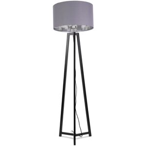17 Stories Rhavyn 148cm Traditional Floor Lamp Matte Black/Grey/Chrome 148cm H X 45cm W X 45cm D 17 Stories Rhavyn 148cm Traditional Floor Lamp Matte Black/Grey/Chrome 148cm H X 45cm W X 45cm D