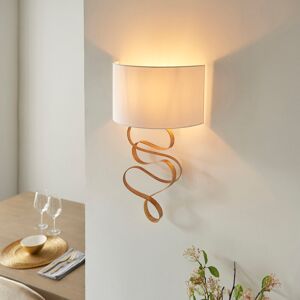 Fairmont Park Nashoba 1 -Light LED Dimmable Hardwired Flush Mounted Sconce Gold Leaf 52.5cm H X 33cm W X 15cm D Fairmont Park Nashoba 1 -Light LED Dimmable Hardwired Flush Mounted Sconce Gold Leaf 52.5cm H X 33cm W X 15cm D