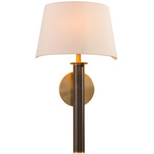 Fairmont Park Aevin 1 - Light Dimmable Dark Antique Brass Flush Mounted Sconce 50cm H X 28cm W X 16cm D Fairmont Park Aevin 1 - Light Dimmable Dark Antique Brass Flush Mounted Sconce 50cm H X 28cm W X 16cm D