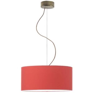 17 Stories Aubryelle 3 - Light Drum Pendant Red/Antique Gold 120cm H x 40cm W x 40cm D 17 Stories Aubryelle 3 - Light Drum Pendant Red/Antique Gold 120cm H x 40cm W x 40cm D
