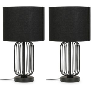 17 Stories Mathia 39cm Black Table Lamp Set Black 28.5cm H X 28.5cm W X 78cm D 17 Stories Mathia 39cm Black Table Lamp Set Black 28.5cm H X 28.5cm W X 78cm D