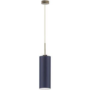 17 Stories Avaia 1 - Light Single Cylinder Pendant Navy Blue/Antique Gold 35cm H X 15cm W X 15cm D 17 Stories Avaia 1 - Light Single Cylinder Pendant Navy Blue/Antique Gold 35cm H X 15cm W X 15cm D