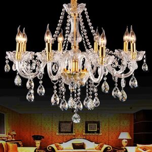 Mercer41 Ankeny Crystal Chandelier Silver;Chrome 60cm H x 70cm W x 70cm D Mercer41 Ankeny Crystal Chandelier Silver;Chrome 60cm H x 70cm W x 70cm D