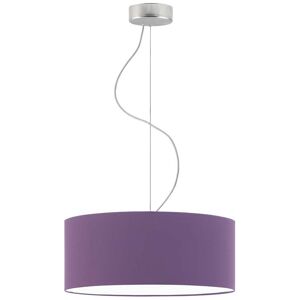 17 Stories Aubryelle 3 - Light Drum Pendant Violet/Brushed Steel 120cm H x 40cm W x 40cm D 17 Stories Aubryelle 3 - Light Drum Pendant Violet/Brushed Steel 120cm H x 40cm W x 40cm D