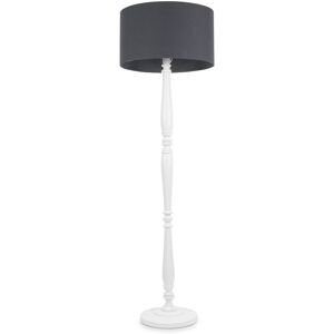 Marlow Home Co. Arialdo 157cm Traditional Floor Lamp Charcoal/Matte White 157cm H X 45cm W X 45cm D Marlow Home Co. Arialdo 157cm Traditional Floor Lamp Charcoal/Matte White 157cm H X 45cm W X 45cm D