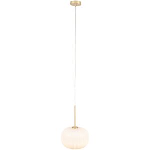 Longshore Tides Goff 1 - Light Globe Pendant White/Gold 38cm H X 24.5cm W X 24.5cm D Longshore Tides Goff 1 - Light Globe Pendant White/Gold 38cm H X 24.5cm W X 24.5cm D