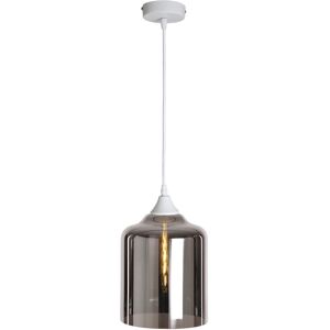 17 Stories Aevry 1 - Light Cylinder Pendant White/Silver 30cm H X 20cm W X 20cm D 17 Stories Aevry 1 - Light Cylinder Pendant White/Silver 30cm H X 20cm W X 20cm D