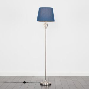 Marlow Home Co. Tegan 151cm Traditional Floor Lamp Blue/Brushed Chrome 151cm H X 35cm W X 35cm D Marlow Home Co. Tegan 151cm Traditional Floor Lamp Blue/Brushed Chrome 151cm H X 35cm W X 35cm D