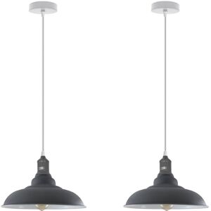 Borough Wharf Adaria 1 - Light Dome Pendant Gray 111cm H X 32cm W X 32cm D Borough Wharf Adaria 1 - Light Dome Pendant Gray 111cm H X 32cm W X 32cm D