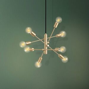 Corrigan Studio Tioga 8-Light Sputnik LED Chandelier Brass 110cm H X 24cm W X 24cm D Corrigan Studio Tioga 8-Light Sputnik LED Chandelier Brass 110cm H X 24cm W X 24cm D
