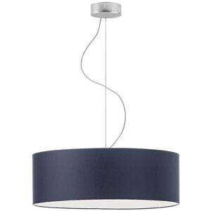 17 Stories Aubryelle 3 - Light Drum Pendant Navy Blue/Brushed Steel 120cm H x 50cm W x 50cm D 17 Stories Aubryelle 3 - Light Drum Pendant Navy Blue/Brushed Steel 120cm H x 50cm W x 50cm D