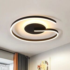 Metro Darryle 1 - Light Unique/Statement LED Chandelier Black 6cm H X 50cm W X 50cm D Metro Darryle 1 - Light Unique/Statement LED Chandelier Black 6cm H X 50cm W X 50cm D