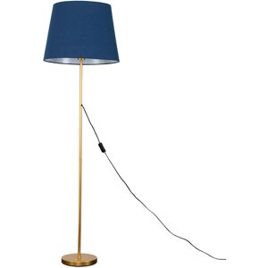 17 Stories Bekbele 158 cm Traditional Floor Lamp Navy Blue/Gold 158cm H X 45cm W X 45cm D 17 Stories Bekbele 158 cm Traditional Floor Lamp Navy Blue/Gold 158cm H X 45cm W X 45cm D
