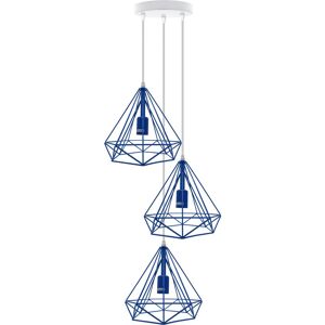 Fairmont Park Marquee 3 - Light Cluster Geometric Pendant Blue 124.5cm H X 45cm W X 45cm D Fairmont Park Marquee 3 - Light Cluster Geometric Pendant Blue 124.5cm H X 45cm W X 45cm D