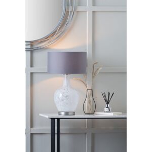 Mercury Corinna 58cm Table Lamp White;Clear 58cm H X 36cm W X 36cm D Mercury Corinna 58cm Table Lamp White;Clear 58cm H X 36cm W X 36cm D
