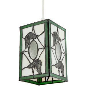 Astoria Grand 20cm H Glass Rectangle Pendant Shade ( No Direct Attachment Method ) Green Green 20cm H X 13cm W X 13cm D Astoria Grand 20cm H Glass Rectangle Pendant Shade ( No Direct Attachment Method ) Green Green 20cm H X 13cm W X 13cm D