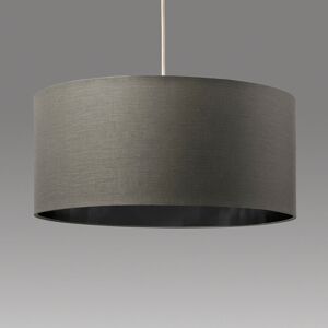 17 Stories 45cm Cotton Drum Lamp Shade Grey 20cm H X 45cm W X 45cm D 17 Stories 45cm Cotton Drum Lamp Shade Grey 20cm H X 45cm W X 45cm D