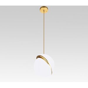 Pendantlightie Bateson 1-Light Acrylic Shade Globe Pendant Hanging Lamp Fixture Brass 30cm H X 30cm W X 30cm D Pendantlightie Bateson 1-Light Acrylic Shade Globe Pendant Hanging Lamp Fixture Brass 30cm H X 30cm W X 30cm D