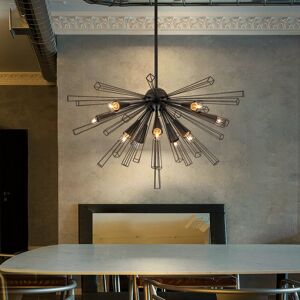 Canora Grey Akzel 10 - Light Sputnik Geometric Sunburst Pendant Black 40cm H X 85cm W X 85cm D Canora Grey Akzel 10 - Light Sputnik Geometric Sunburst Pendant Black 40cm H X 85cm W X 85cm D