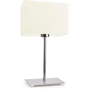 17 Stories Asaya 40cm Table Lamp Ecru/Chrome 40cm H X 20cm W X 20cm D 17 Stories Asaya 40cm Table Lamp Ecru/Chrome 40cm H X 20cm W X 20cm D
