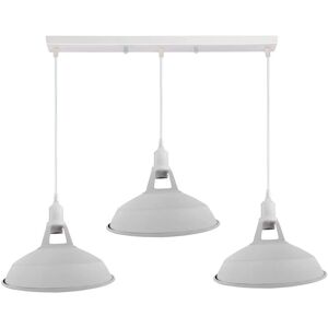 Breakwater Bay 3 - Light Kitchen Island Bowl Pendant White 119.5cm H X 75cm W X 30cm D Breakwater Bay 3 - Light Kitchen Island Bowl Pendant White 119.5cm H X 75cm W X 30cm D