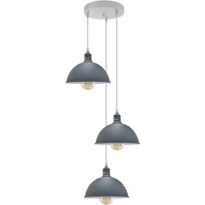 Breakwater Bay 3-Light Cluster Dome Pendant Grey Breakwater Bay 3-Light Cluster Dome Pendant Grey
