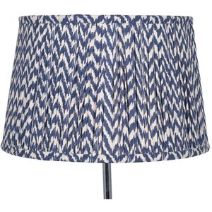 Bloomsbury Market Mio Gathered 35cm Cotton Empire Lamp Shade Blue 22cm H X 35cm W X 35cm D Bloomsbury Market Mio Gathered 35cm Cotton Empire Lamp Shade Blue 22cm H X 35cm W X 35cm D
