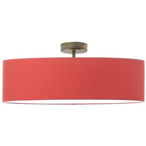 17 Stories Audriona 1-Light Semi Flush Mount Red/Antique Gold 30cm H x 50cm W x 50cm D 17 Stories Audriona 1-Light Semi Flush Mount Red/Antique Gold 30cm H x 50cm W x 50cm D