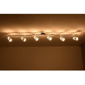 Symple Stuff Blomkest 6-Light Track Kit Polished Chrome 19cm H X 150cm L X 10cm D Symple Stuff Blomkest 6-Light Track Kit Polished Chrome 19cm H X 150cm L X 10cm D