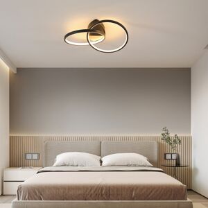 Metro Deandray LED Flush Mount Satin Black 12cm H X 54cm W X 35cm D Metro Deandray LED Flush Mount Satin Black 12cm H X 54cm W X 35cm D