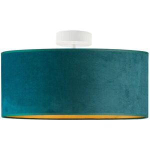 Canora Grey Alyssha 2-Light 40cm Semi Flush Mount White/Green/Gold 30cm H X 40cm W X 40cm D Canora Grey Alyssha 2-Light 40cm Semi Flush Mount White/Green/Gold 30cm H X 40cm W X 40cm D