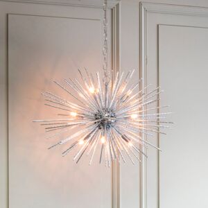 Etta Avenue Sherlyn 9-Light Sputnik Chandelier Silver 43cm H X 62cm W X 62cm D Etta Avenue Sherlyn 9-Light Sputnik Chandelier Silver 43cm H X 62cm W X 62cm D