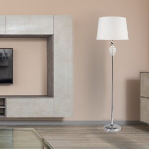 Rosdorf Park Paoli 162Cm Silver Traditional Floor Lamp Ivory 162cm H X 45cm W X 45cm D Rosdorf Park Paoli 162Cm Silver Traditional Floor Lamp Ivory 162cm H X 45cm W X 45cm D