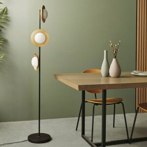 Fairmont Park Neena Ruffle 156cm Column Floor Lamp Dark Bronze 156cm H X 26cm W X 26cm D Fairmont Park Neena Ruffle 156cm Column Floor Lamp Dark Bronze 156cm H X 26cm W X 26cm D